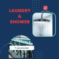 Shower and Laundry